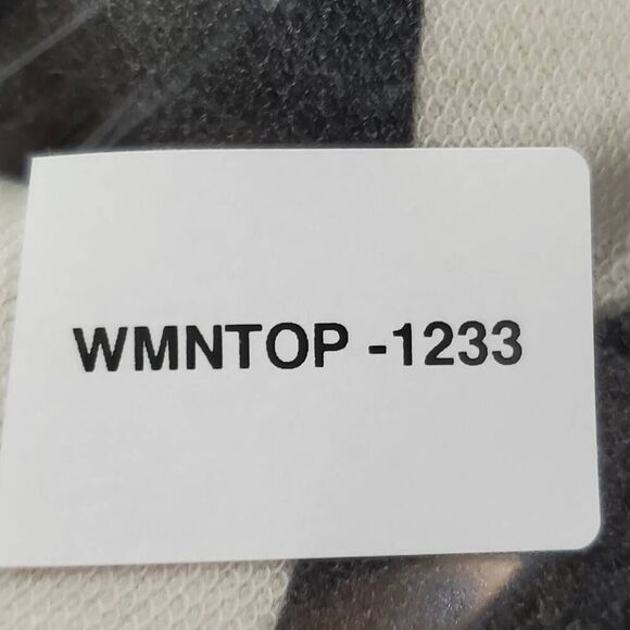 Lily Pad Medium Gray/White Stripe Top - Picture 9 of 9